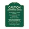 Signmission Designer Series-Caution Automatic Gates No Playing Gate Is Timed For One, 24" x 18", G-1824-9992 A-DES-G-1824-9992 - alternate 1